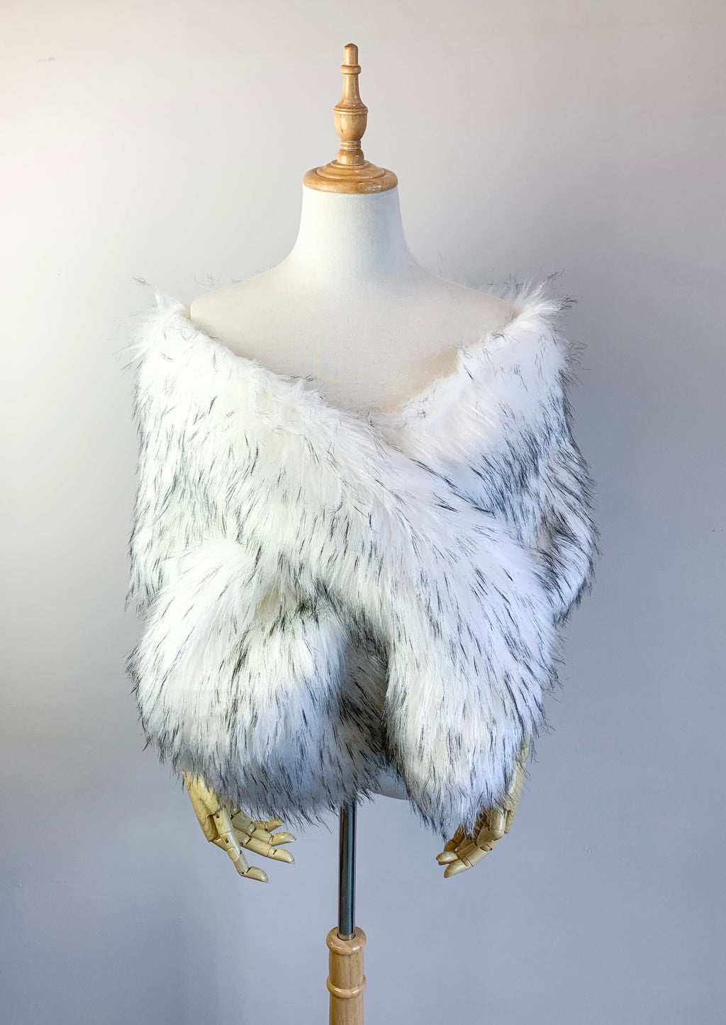 White Fox Fur Stole